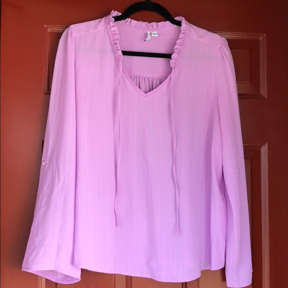 Elle Tops - Elle Lavender Blouse